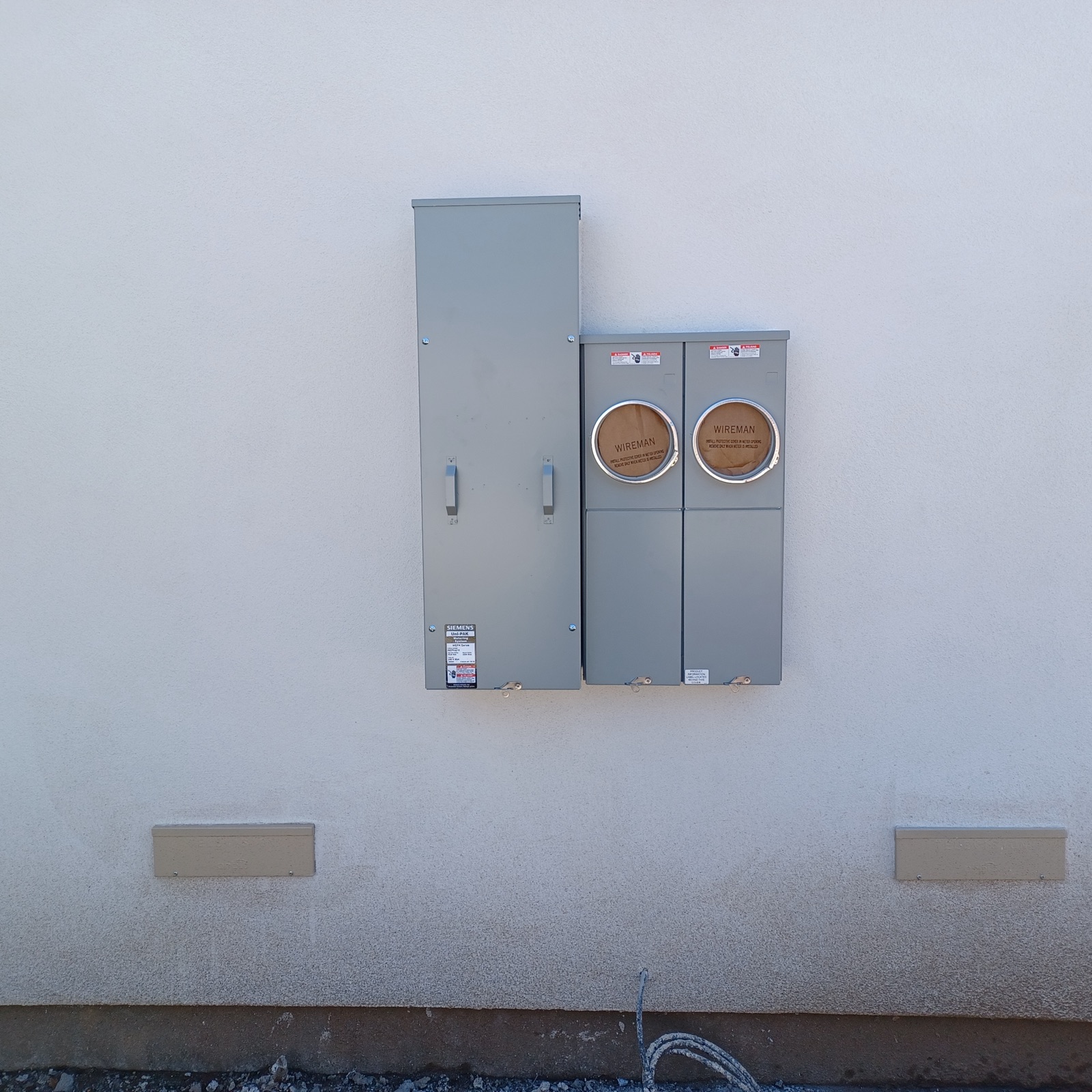 Main panels new construction (Chula Vista 2024)